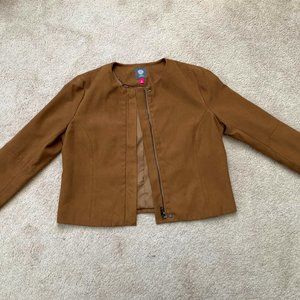 New Vince Camuto Suede Brown Jacket - Size M